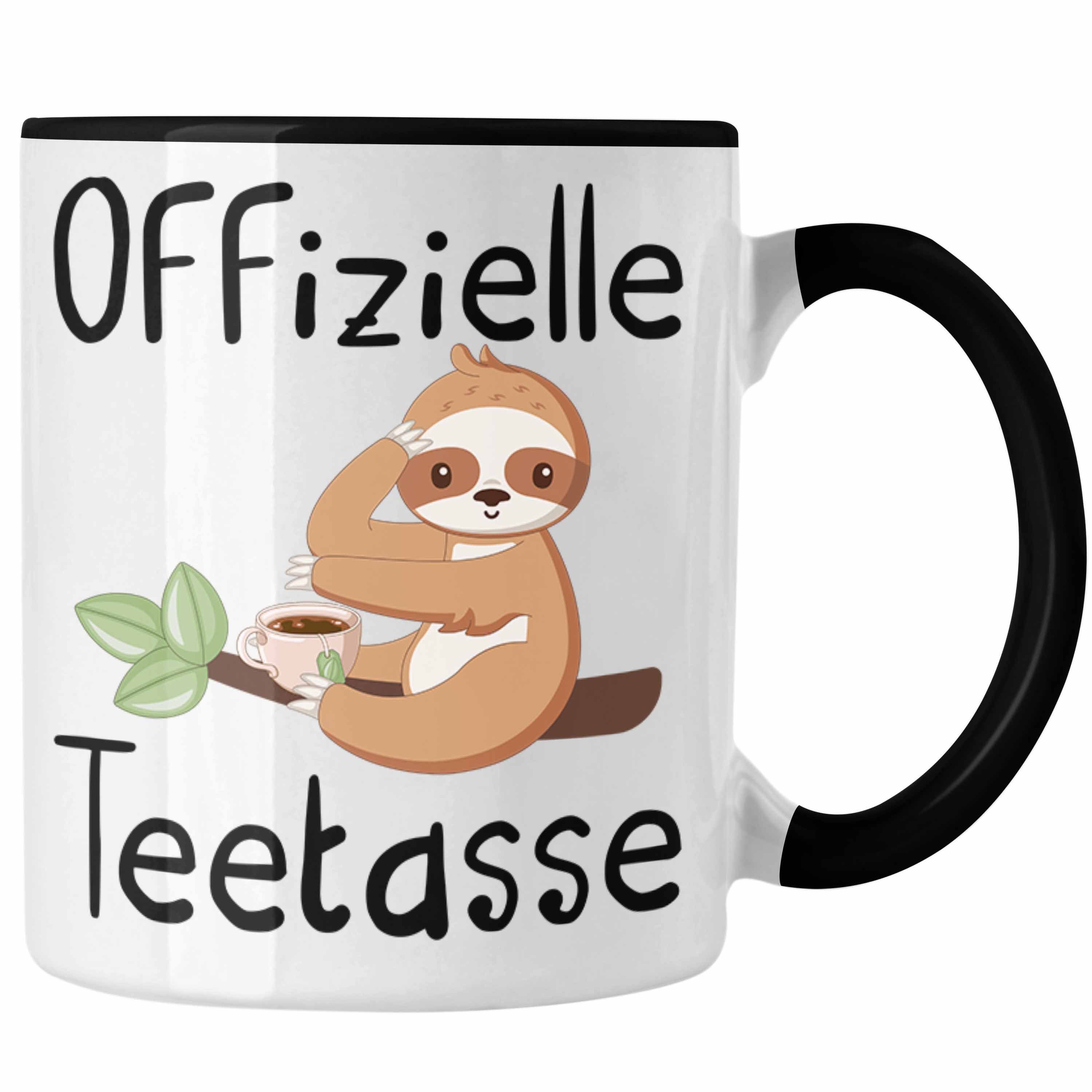 Offizielle Teetrinker Tee-Tasse Teetasse Tasse Trendation Schwarz Geschenk Geschenkidee