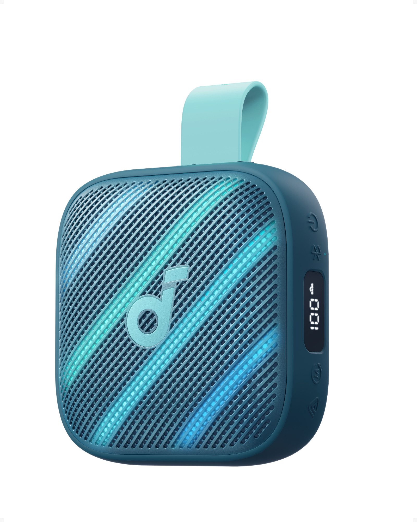 Anker soundcore Boom Go 3i by Anker Portable-Lautsprecher (AAC, SBC, Bluetooth V6.0, 15 W, 24h Akku, BassUp 2.0, Notfallladung, RGB Lichtshow, IP68 wasserdichter)
