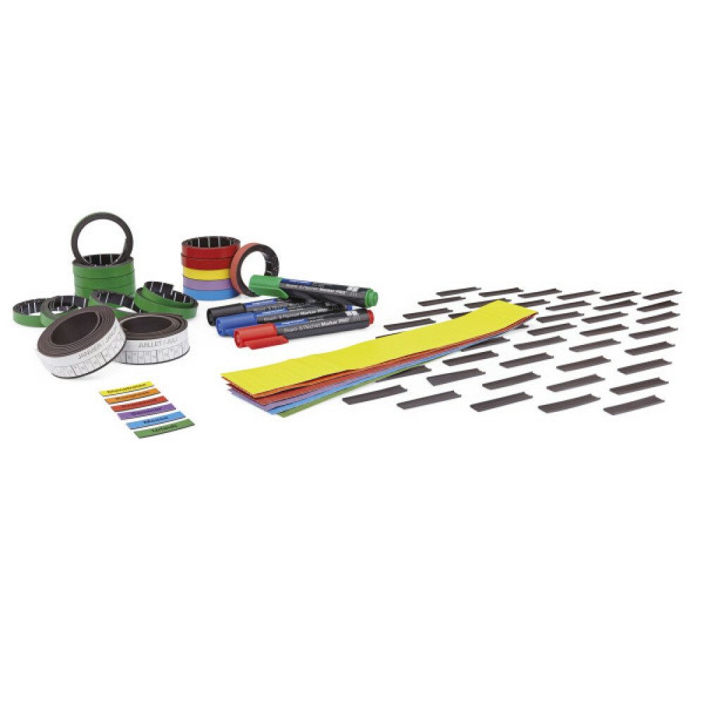 magnetoplan® Jahresplaner Personal, Urlaubs und Akt. planer - 5Tage - 30 Mitarbeiter - 150x45cm