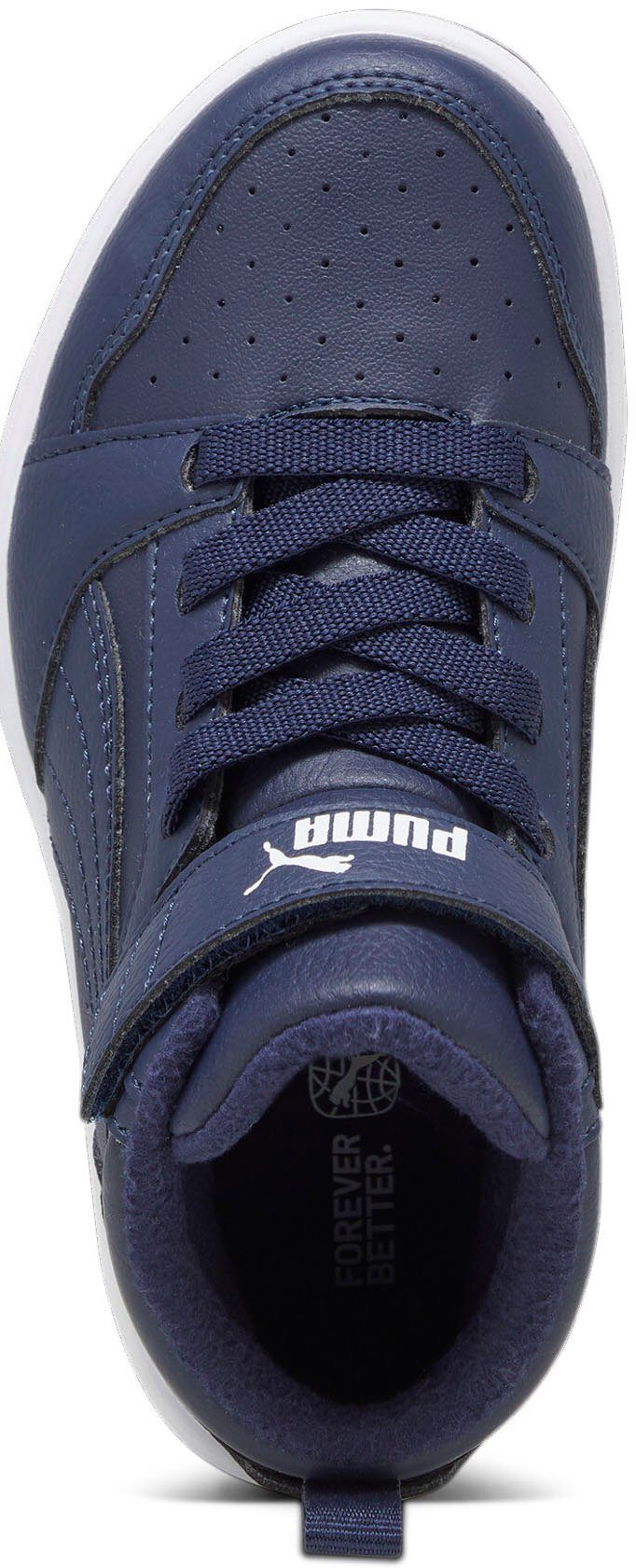 PUMA REBOUND PS White MID AC+ New WTR V6 Sneaker Navy-PUMA