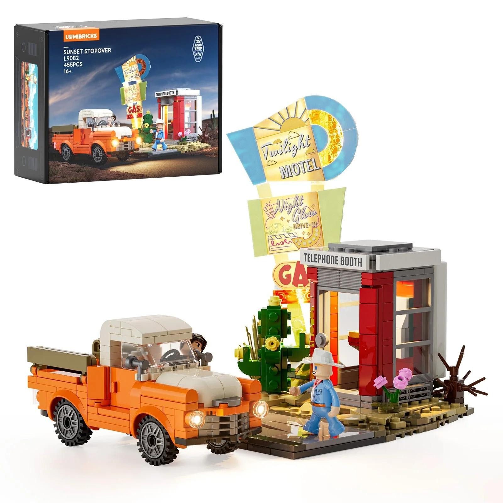 Lumibricks Lumibricks Zwischenstopp bei Sonnenuntergang (455 Teile) Konstruktionsspielsteine