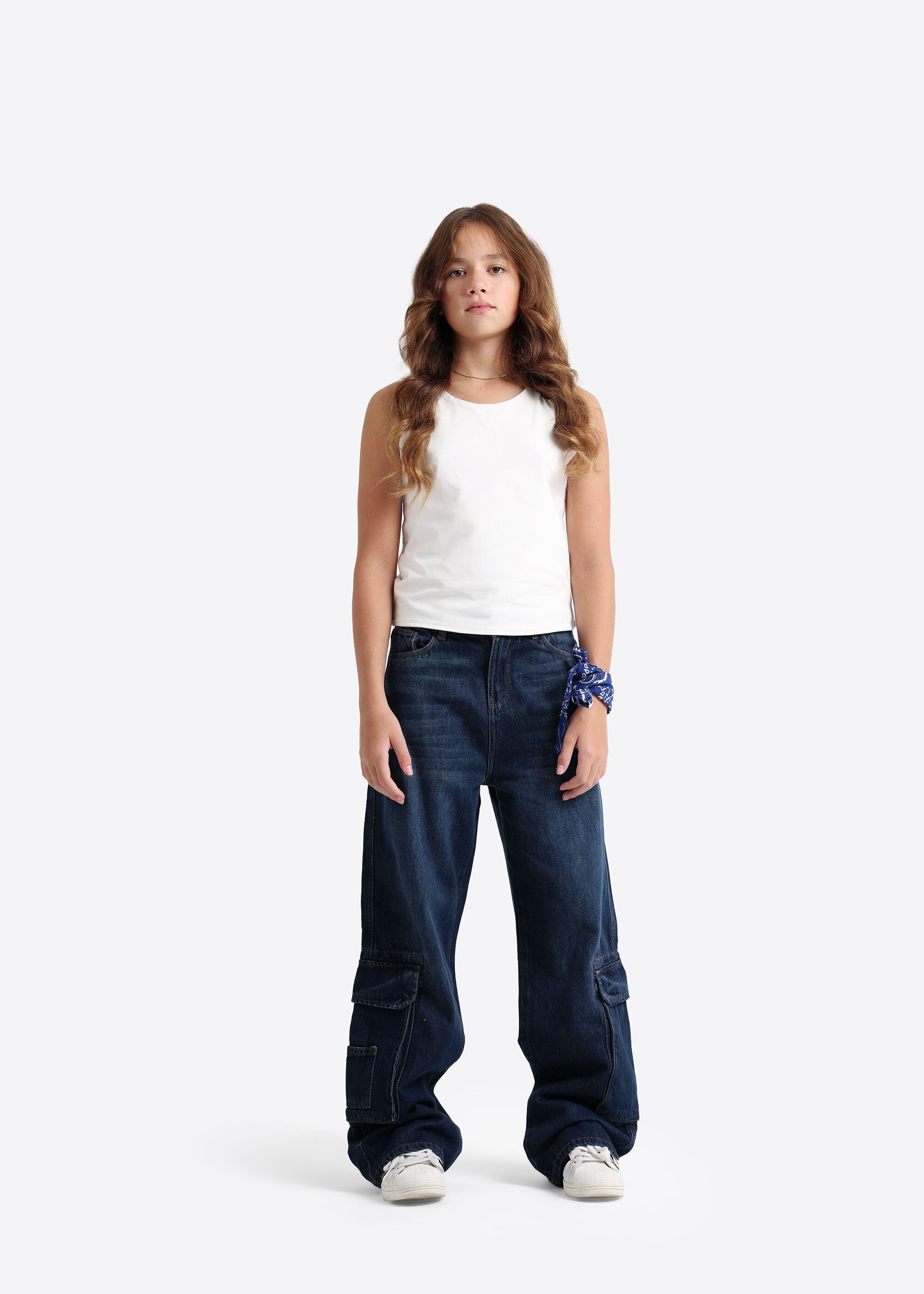 Solang Cargohose mit weitem Bein