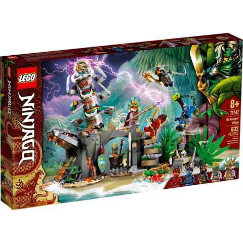 LEGO® Konstruktionsspielsteine LEGO NINJAGO® - Das Dorf der Wächter, (632 St)