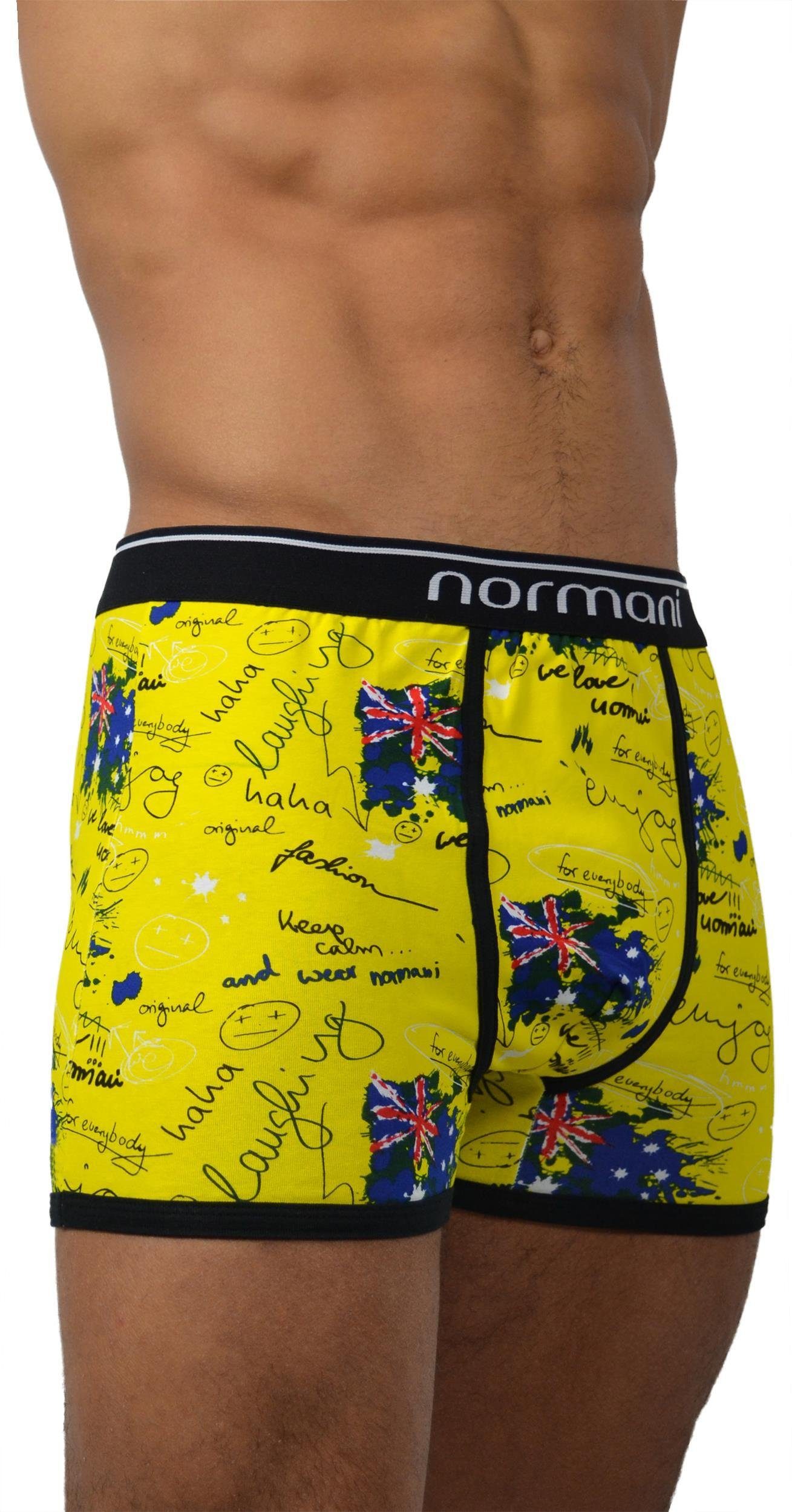 normani Retro Boxer 6 Stück Retro Boxershorts aus Baumwolle Unterhose aus atmungsaktiver Baumwolle – Bild 3 von 4