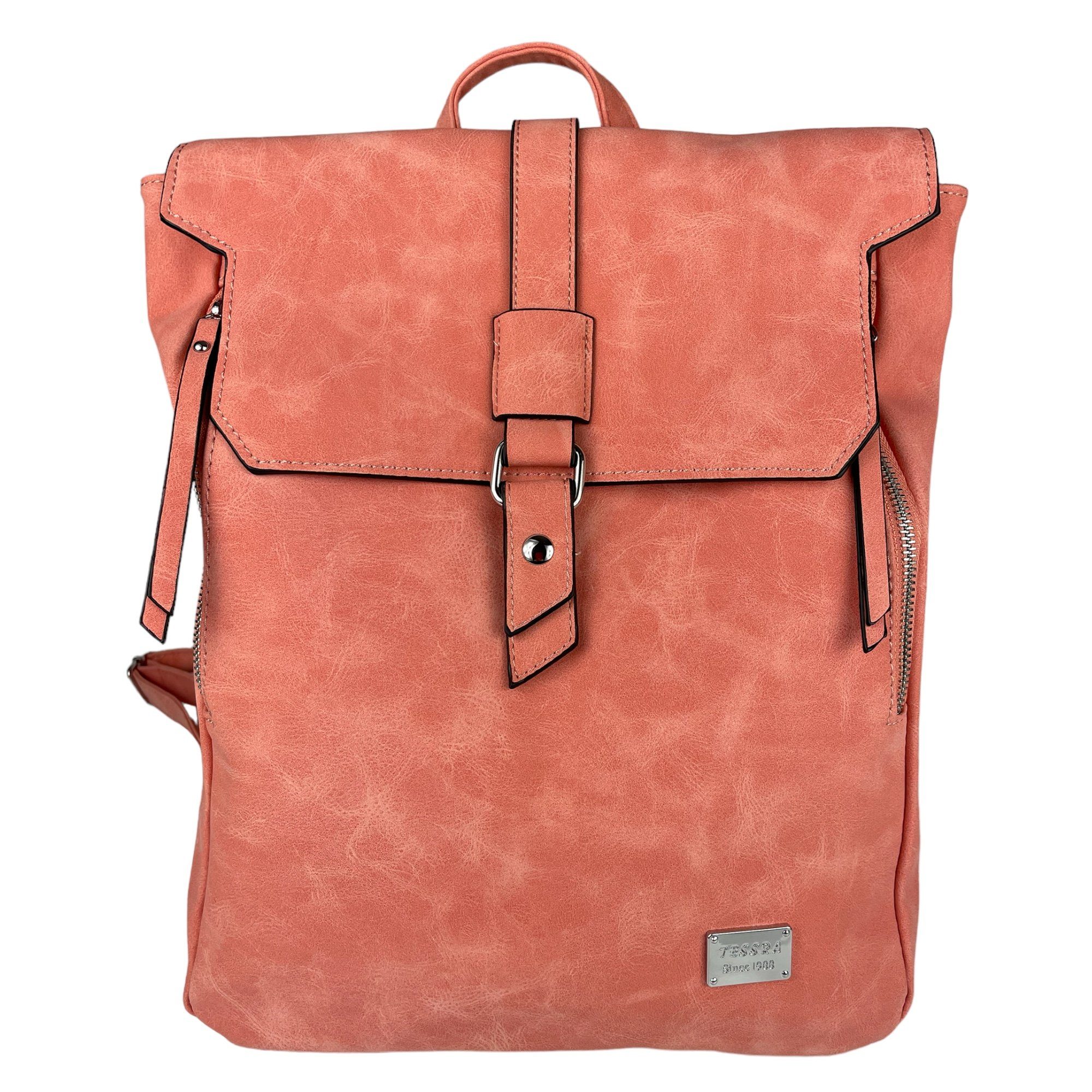 Taschen4life Cityrucksack 2in1 Damen Multifunktions Rucksacktasche D5768, Rucksack & Umhängetasche in Einem