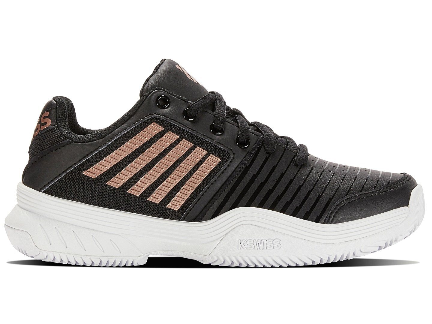 Court Express Clay/Sandplatz schwarz/weiss Damen Tennisschuh