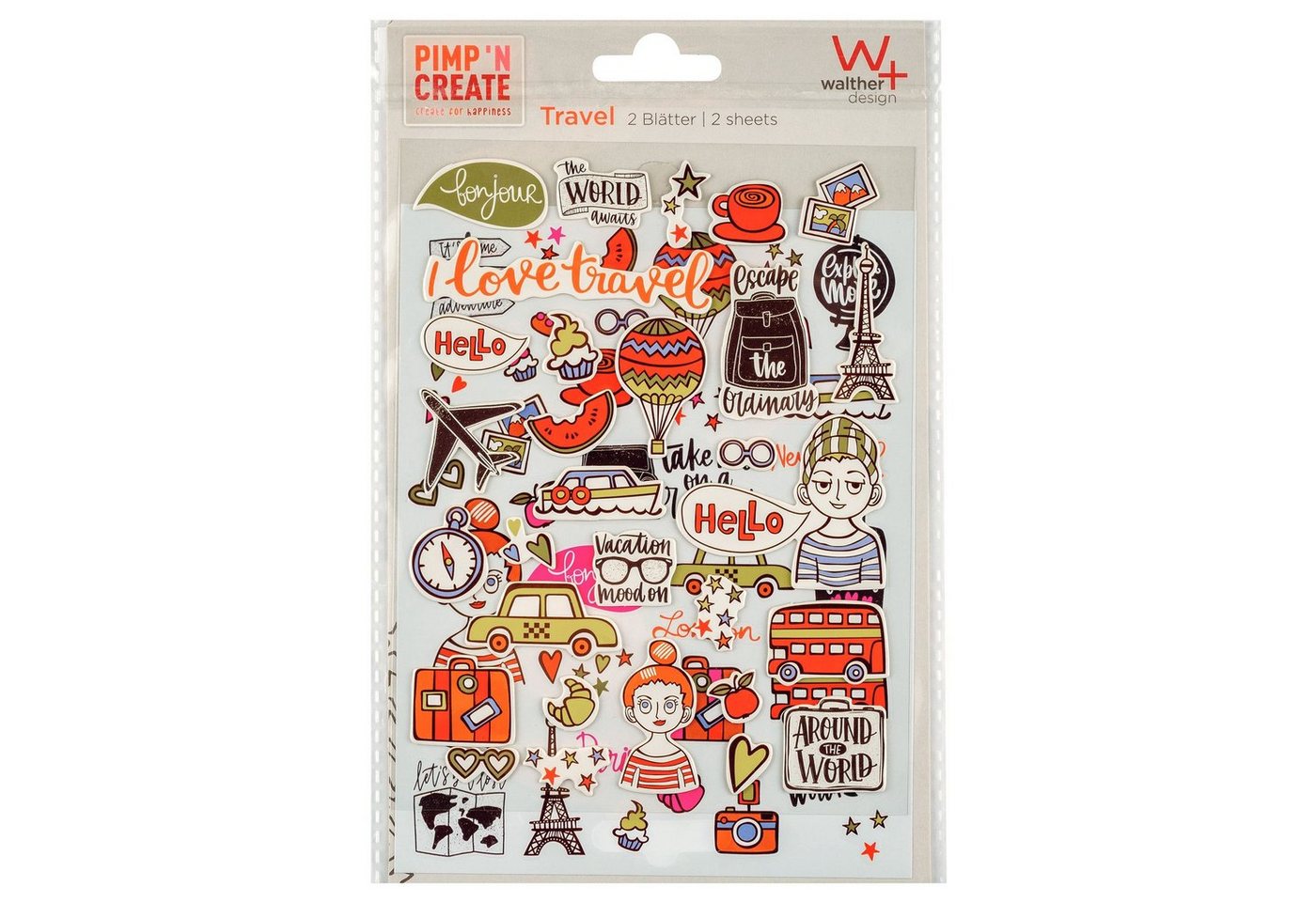 Thumbnail - Walther Design Sticker PIMP AND CREATE, selbstklebende Sticker