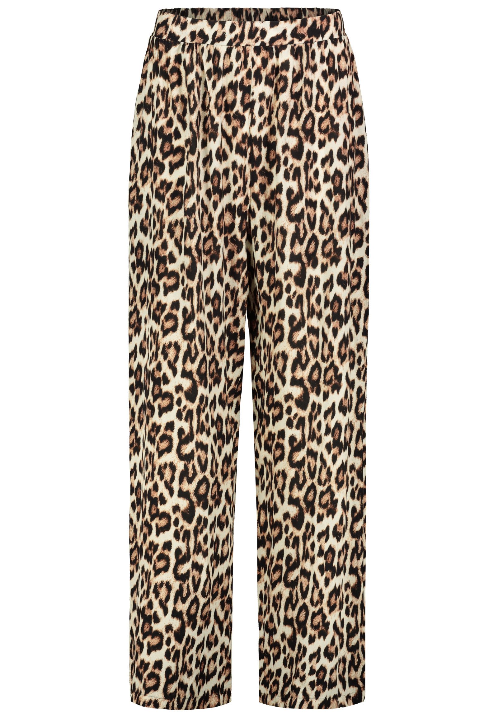 SUBLEVEL Stoffhose Leopardenmuster Elastischer Bund und günstig online kaufen