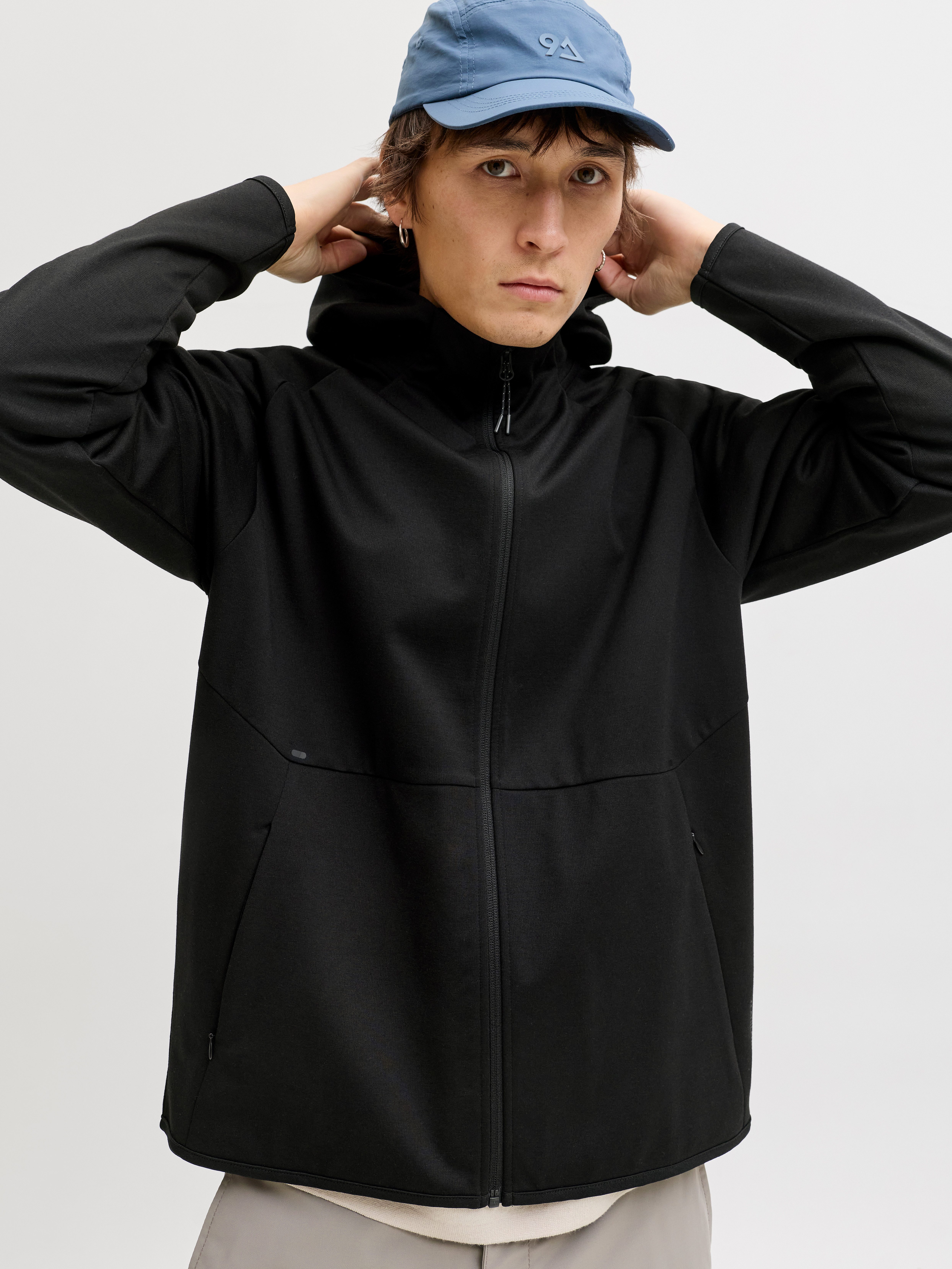 Jack & Jones Sweatshirt JJEBASE SWEAT ZIP HOOD SN mit Kaputze günstig online kaufen