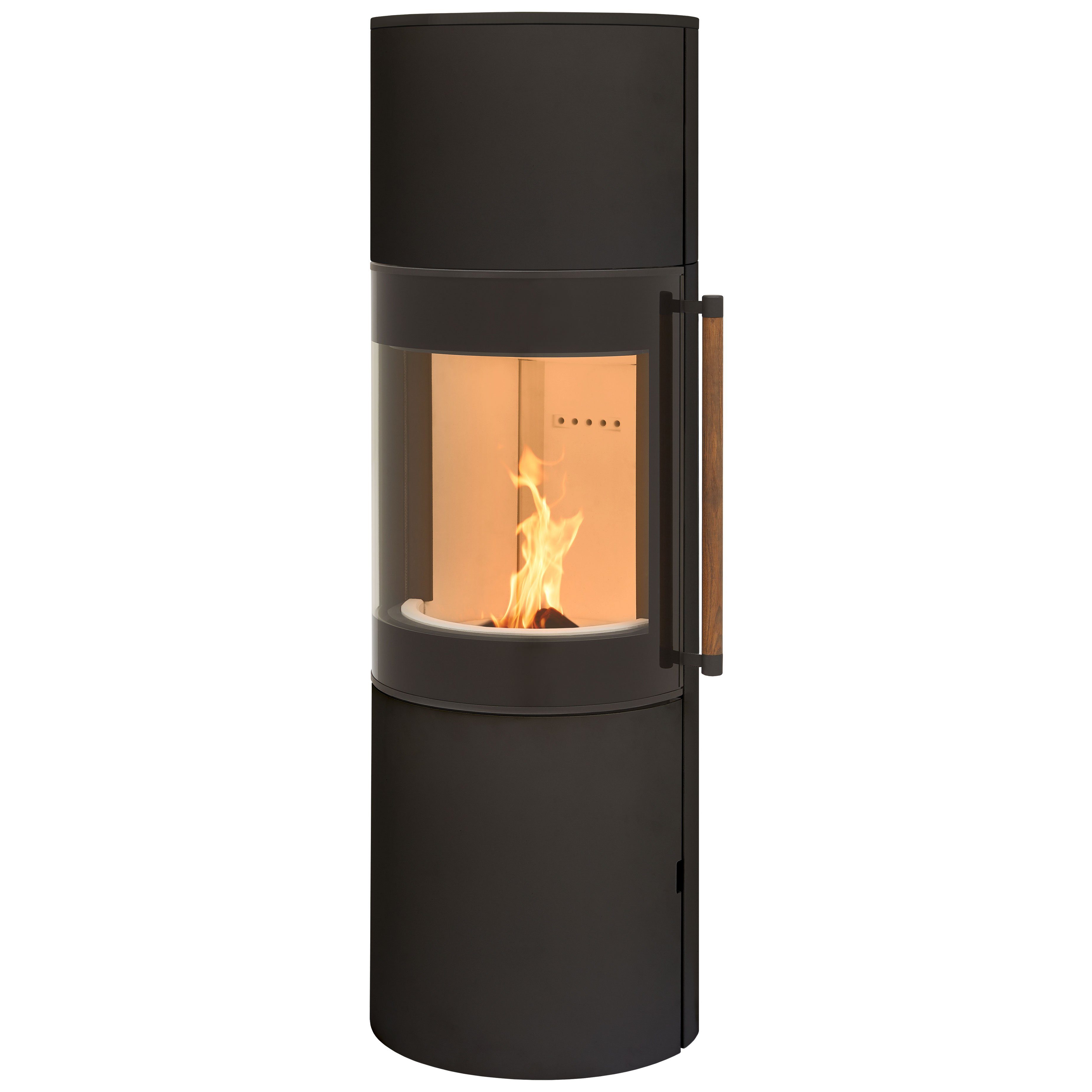 H&M Germany Kaminofen MONO 3.0 L Stahl-schwarz, 7 kW, Zeitbrand