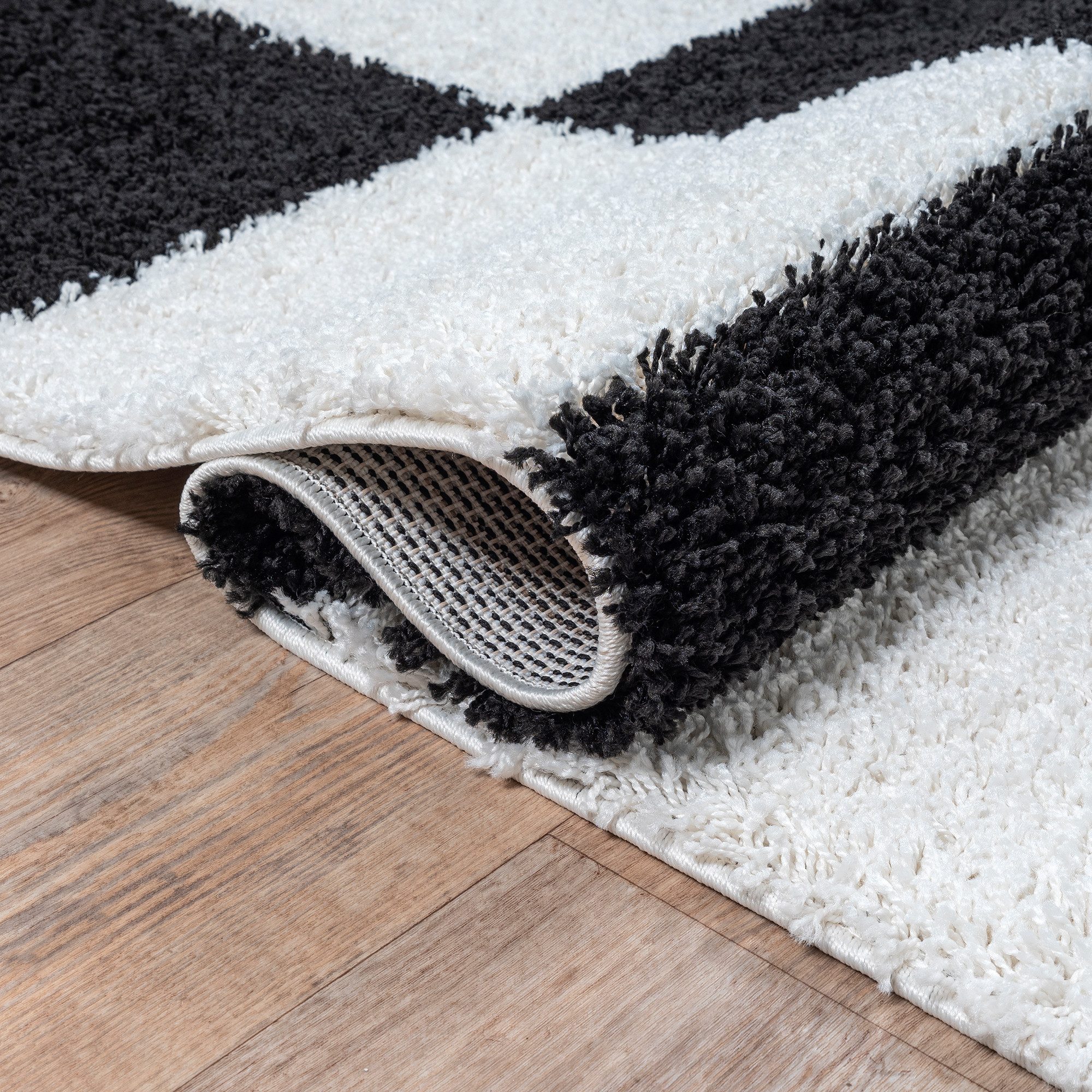 Sanat Hochflor-Teppich Milano 1250, rechteckig, Höhe: 30 mm, Hochflor, Wohnzimmer, Schlafzimmer, fussbodenheizungsgeeignet