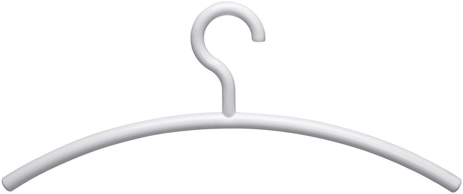 Garderobenständer Kleiderbügel Acryl VE=5 Stück weiß