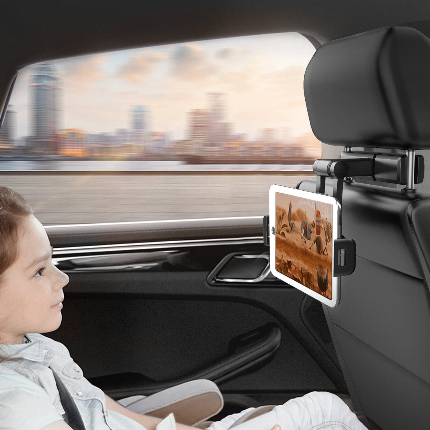 Premium Auto Zurück Sitz Kopfstütze Halterung Halter Ständer Unterstützung  Für 7-11 Zoll Tablet/iPad 234