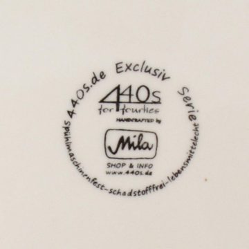 440s Teller 440s-Exklusiv Mila Keramik Suppen-Teller Es Weihnachtet sehr, (1 St)