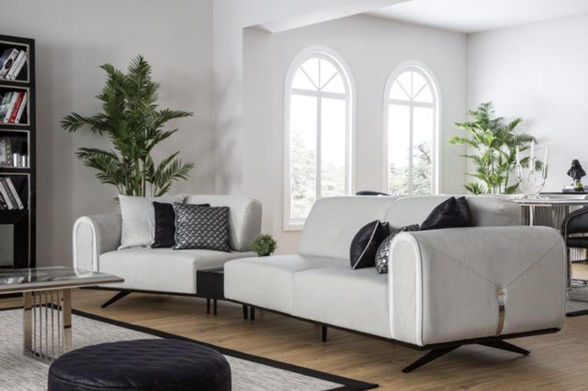 JVmoebel Sitz Design 3-Sitzer Sofas Modern Polstersofa Textil Sitzer 3 Stoff Couch Sofa