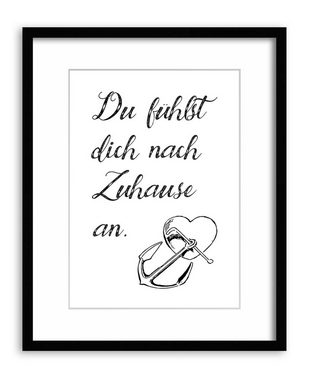 artissimo Poster Poster mit Spruch DinA4 Bild Sprüche Typo-Print Liebe Liebeserklärung, Zitate und Sprüche: Liebe
