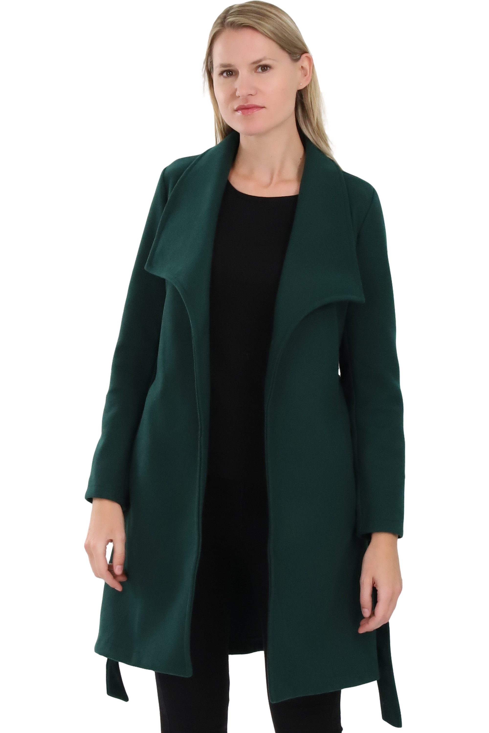 malito more than fashion Langmantel 15142 langer Trenchcoat Longjacke Überg günstig online kaufen