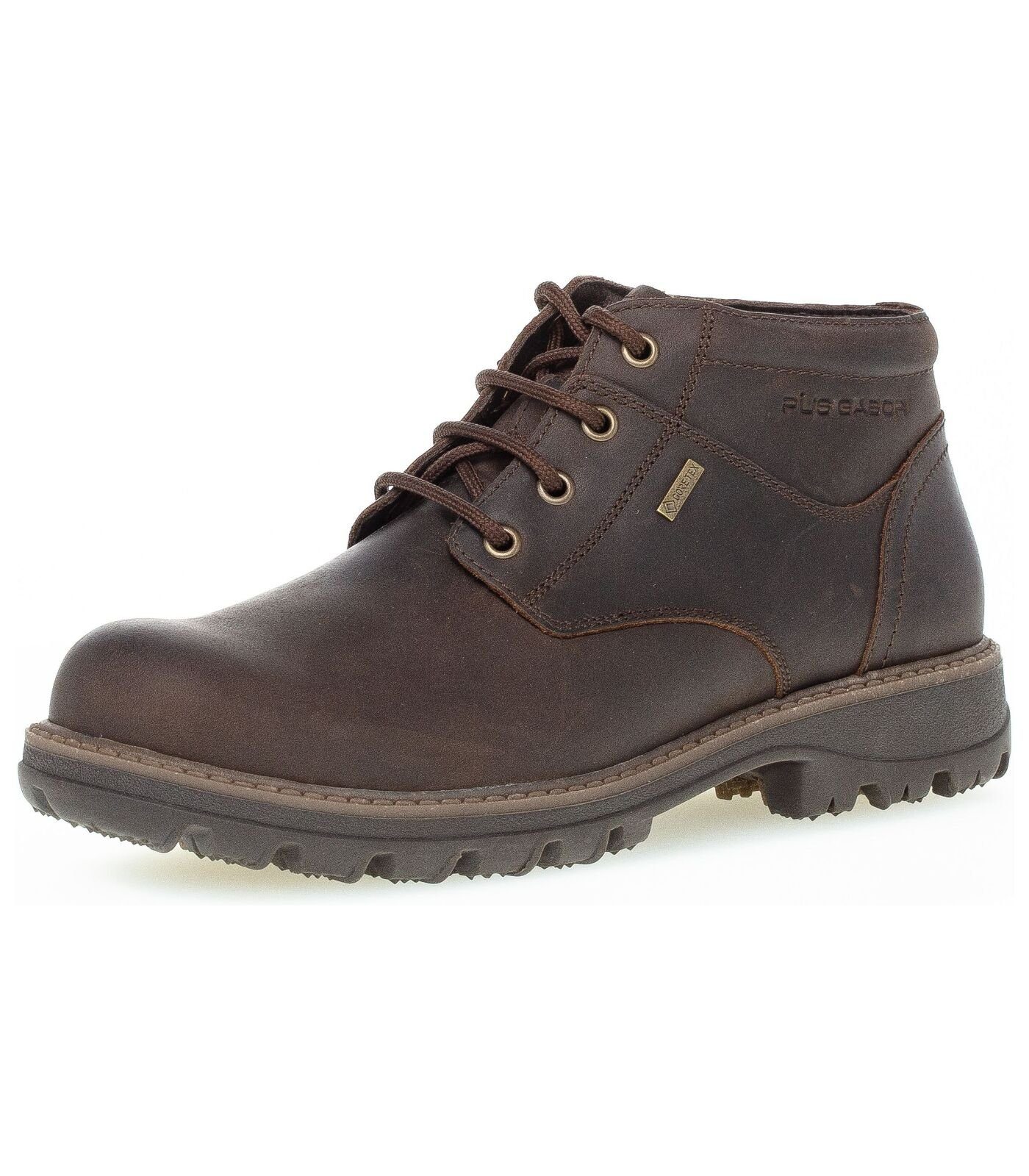 Pius Gabor Stiefelette Leder Schnürstiefelette Mocca