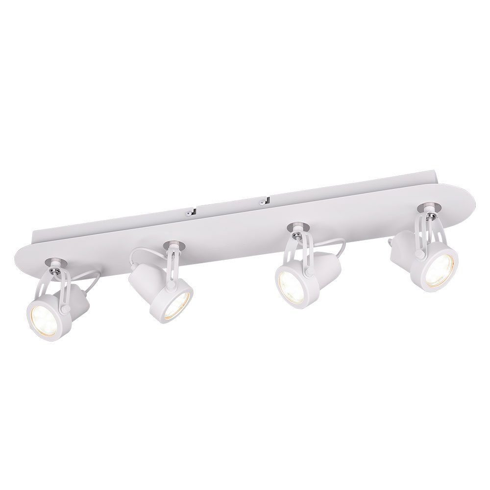 Deckenlampe etc-shop nicht Deckenspot, Leuchtmittel LED Deckenleuchte 4 Wohnzimmerlampe Spotleiste Spotstrahler inklusive,