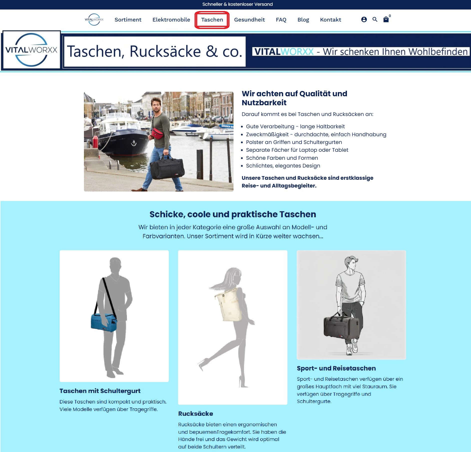VITALWORXX Reisetasche Reisetasche ENRICO BENETTI kompakte Sporttasche Fitnesstasche