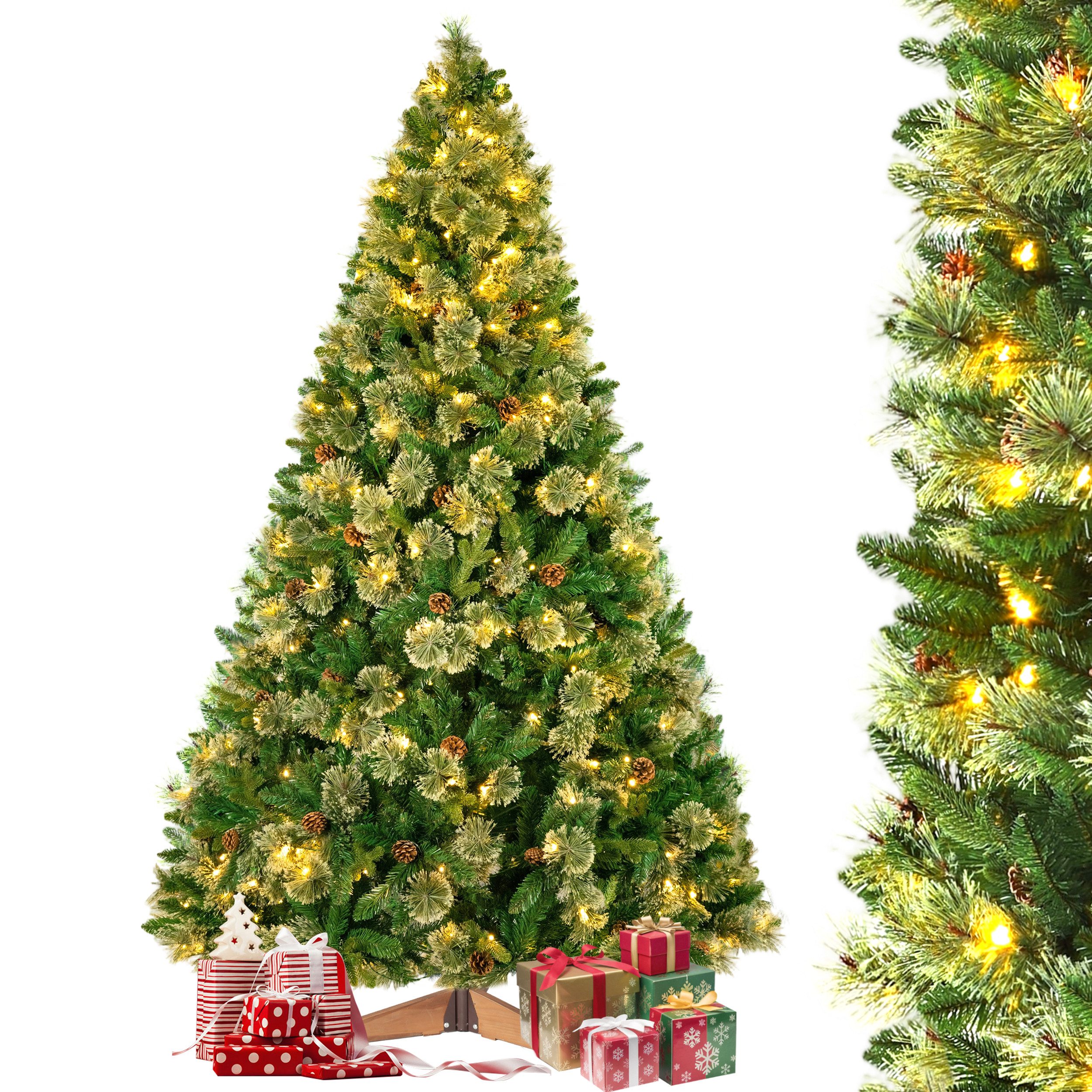 Sinaopus Künstlicher Weihnachtsbaum mit Beleuchtung, Künstlich Tannenbaum, günstig online kaufen