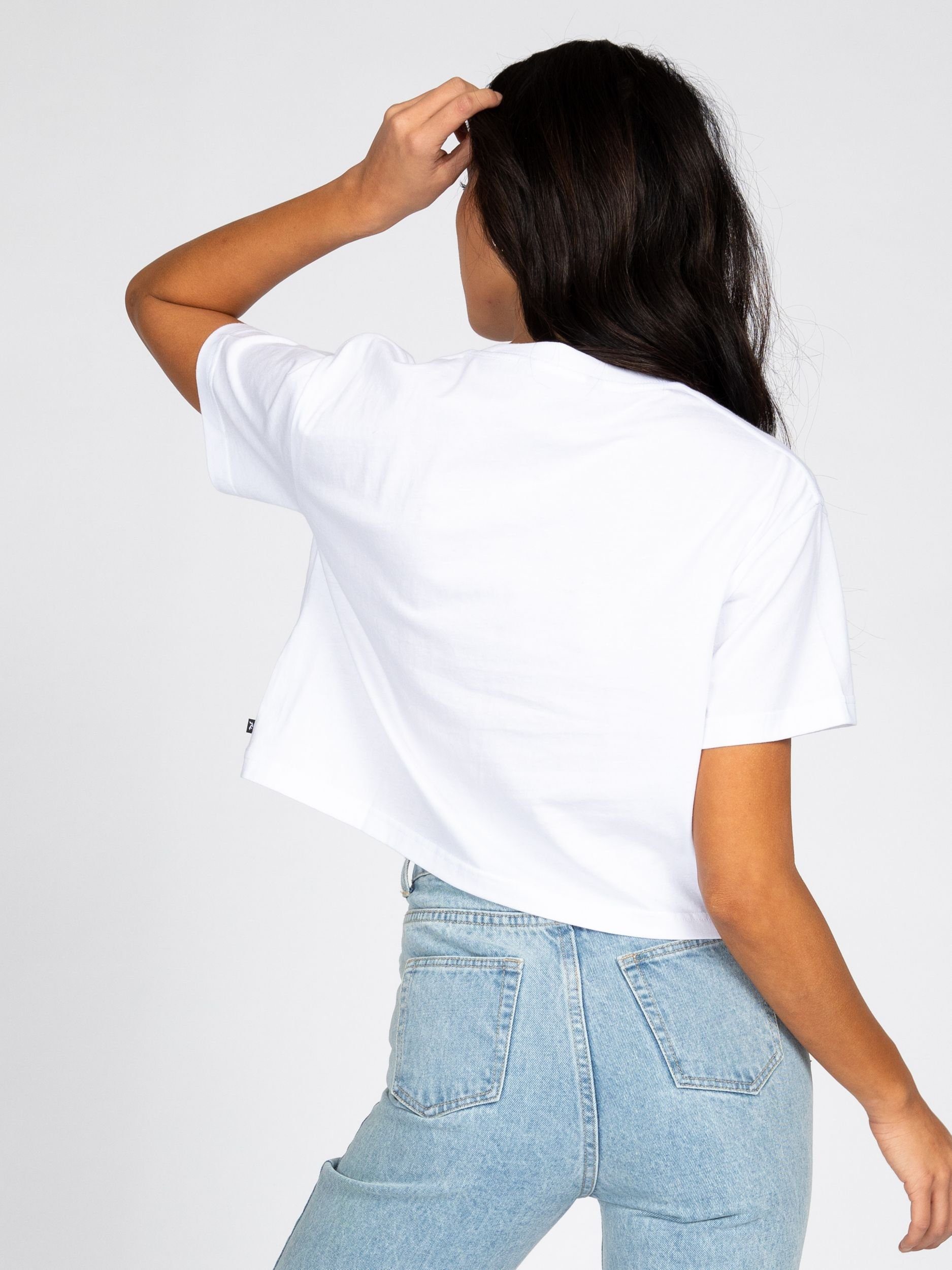 FIT White TEE SUNRISE T-Shirt RELAXED Rusty CROP RUSTY