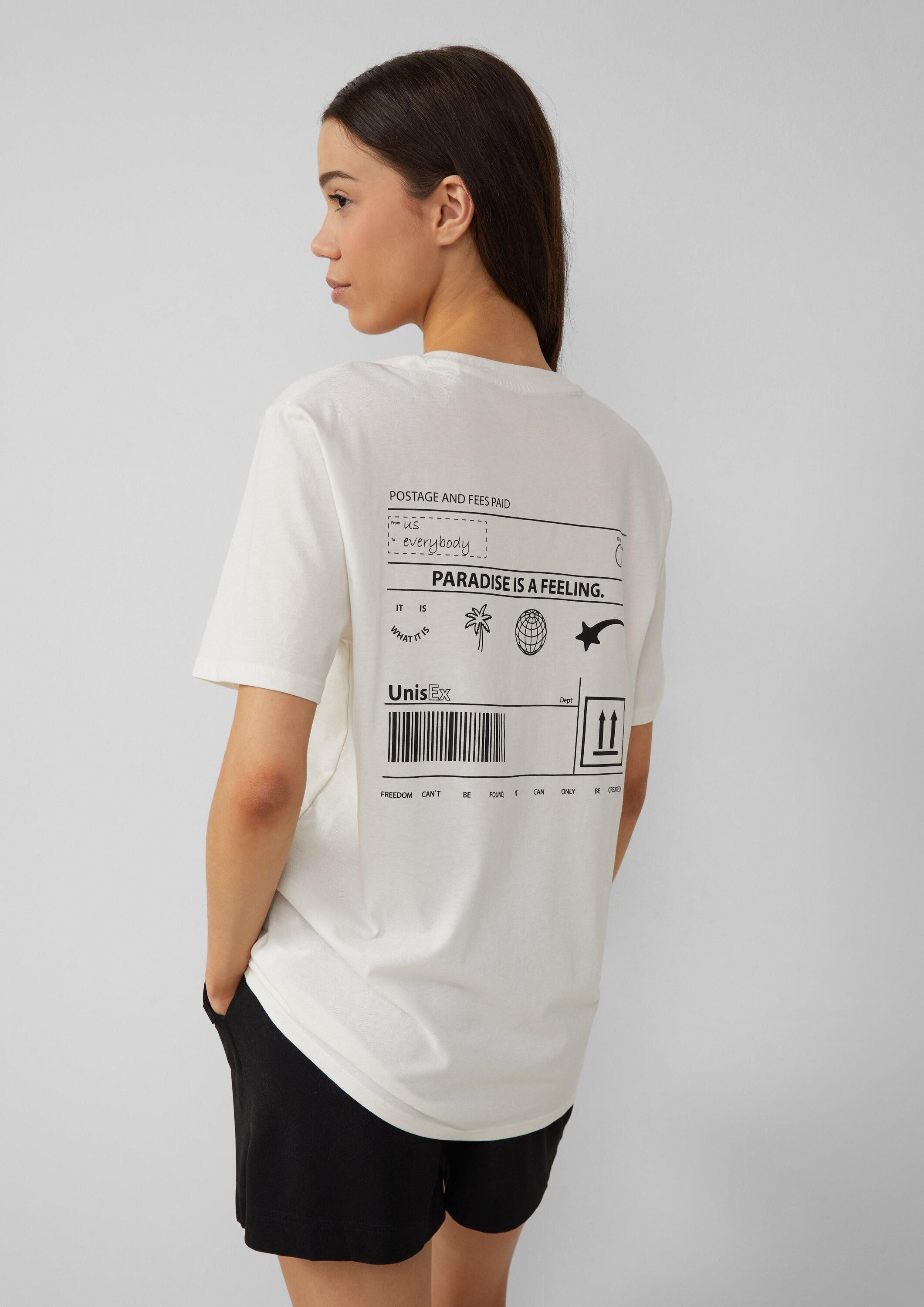 QS Kurzarmshirt T-Shirt Unisex T-Shirt mit günstig online kaufen