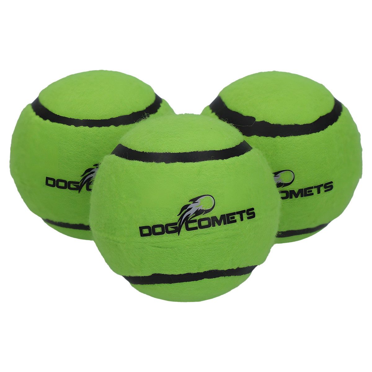 Tierball Hundespielzeug Starlight Tennisball grün - 3er Pack