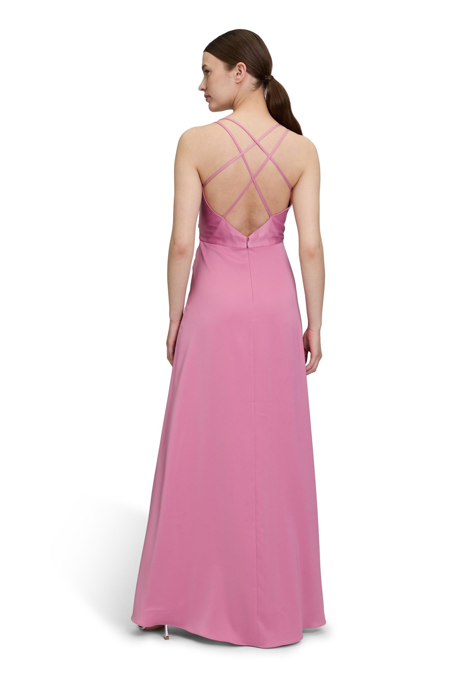 Vera Mont Abendkleid Damen mit V-Ausschnitt Schlitz