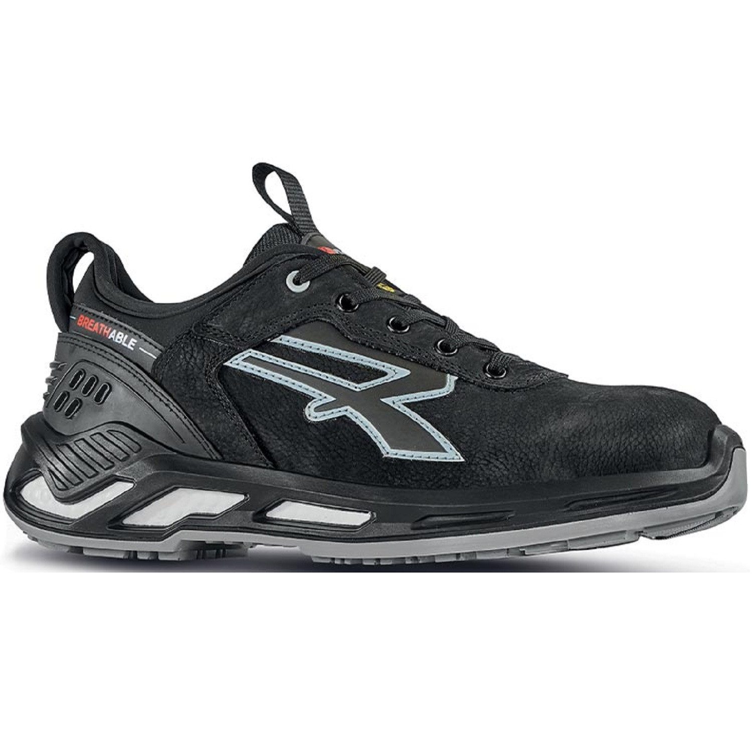 U-Power Sicherheitshalbschuhe S3 "RUSH" RED 360 Sicherheitsschuh