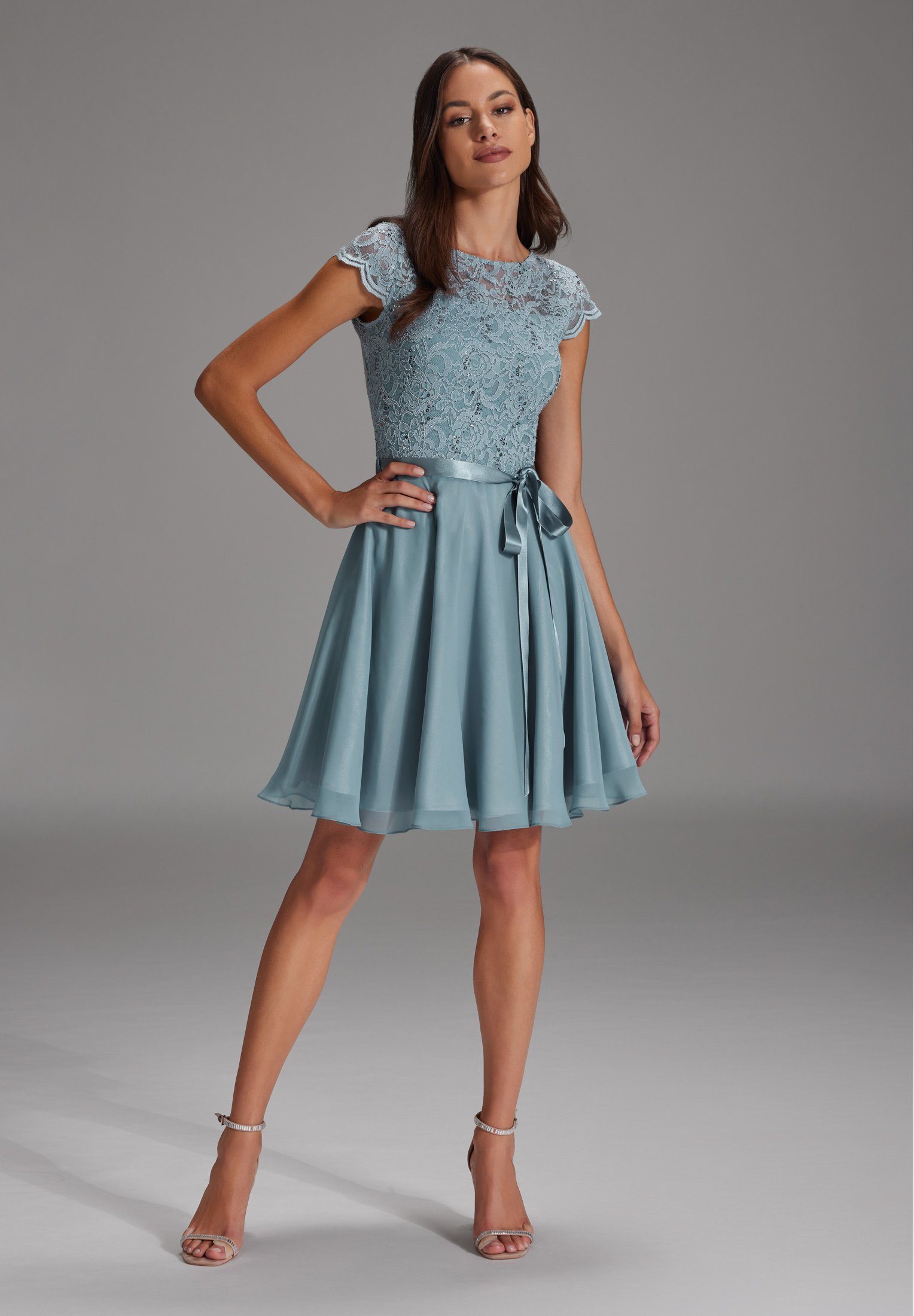 SWING Cocktailkleid blau