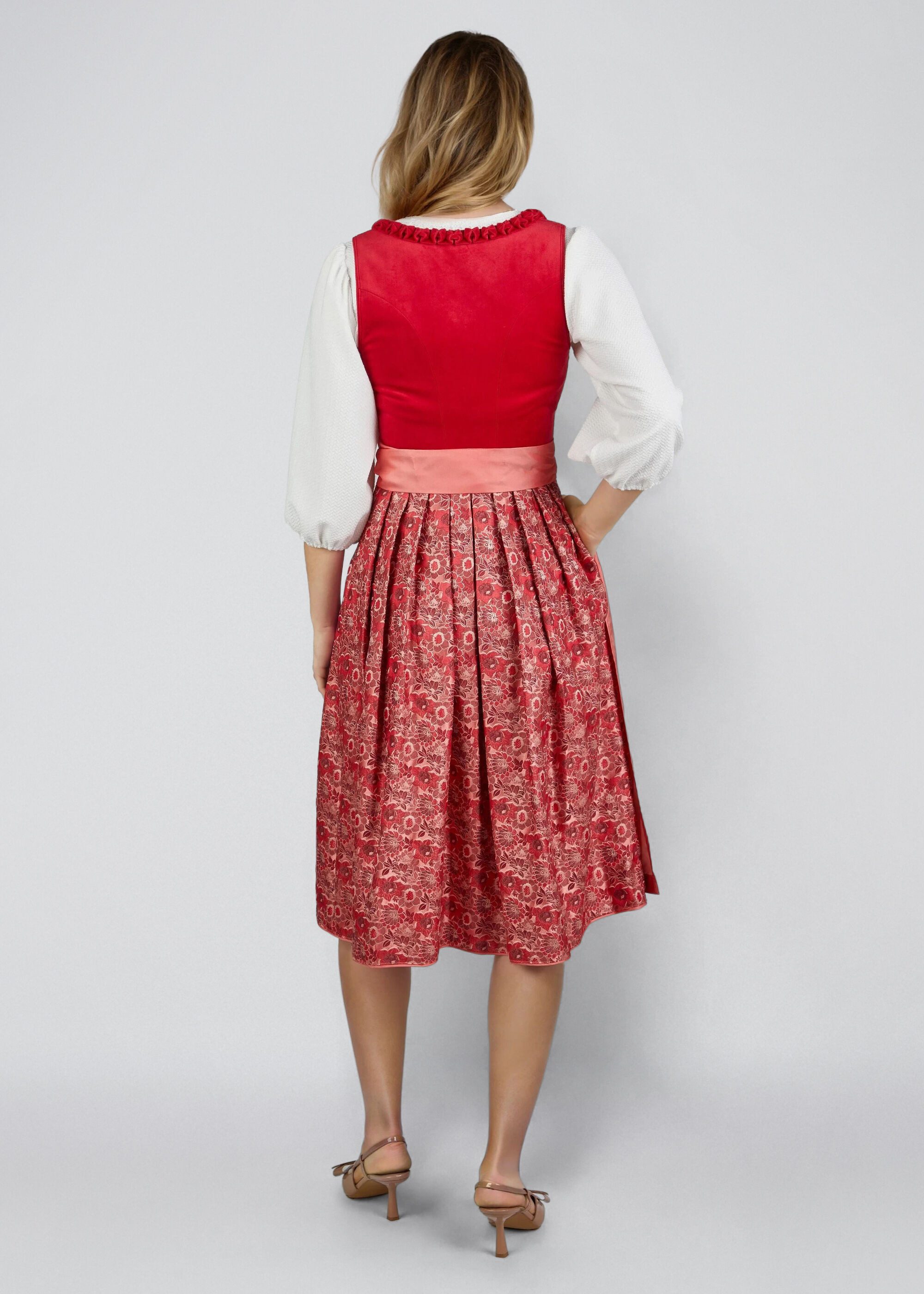 Spieth & Wensky Dirndl Gloria (1-tlg) feines Samtoberteil
