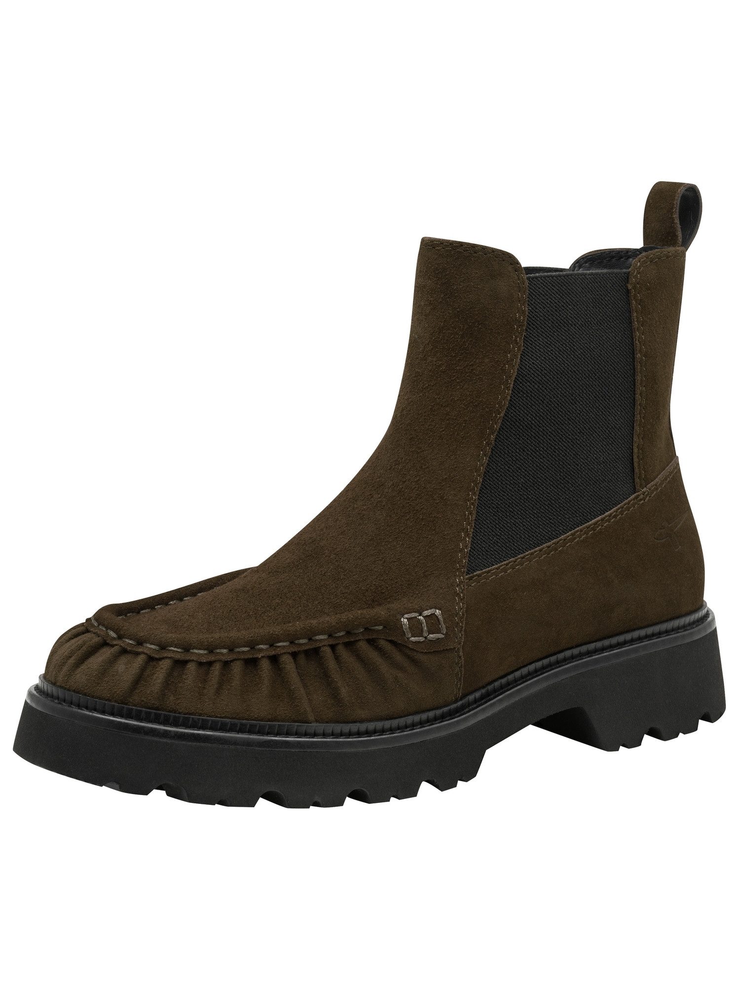 Tamaris TOUCH-IT aus Leder kein Absatz 1-25826-47 Chelseaboots TOUCH-IT