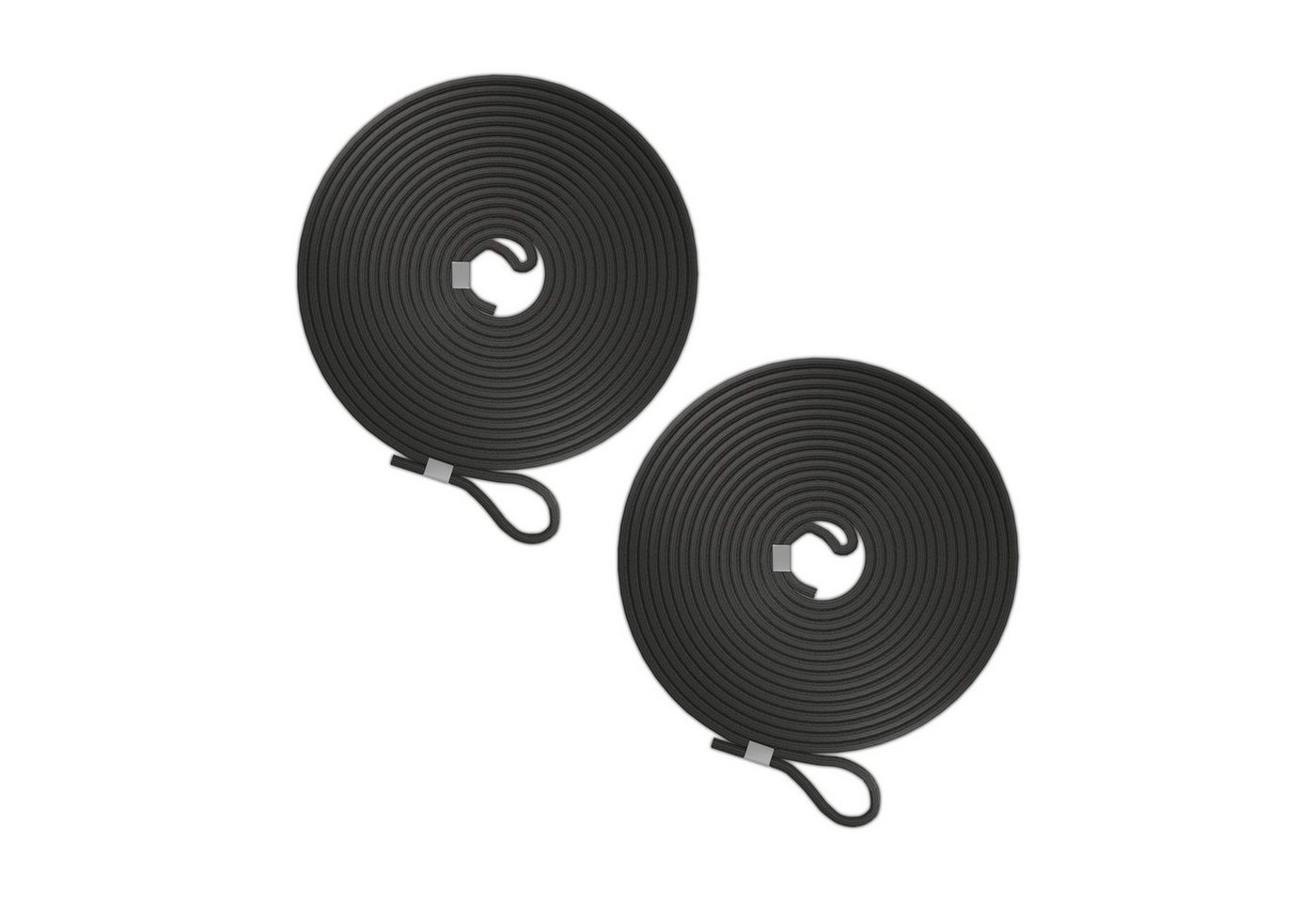 relaxdays Spanngurt Schwarzes Gummiseil im 2er Set (2-St)