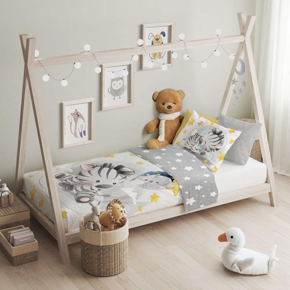 texpot Bettwäsche Kinderbettwäsche Zebra bedruckt Garnitur, günstig online kaufen