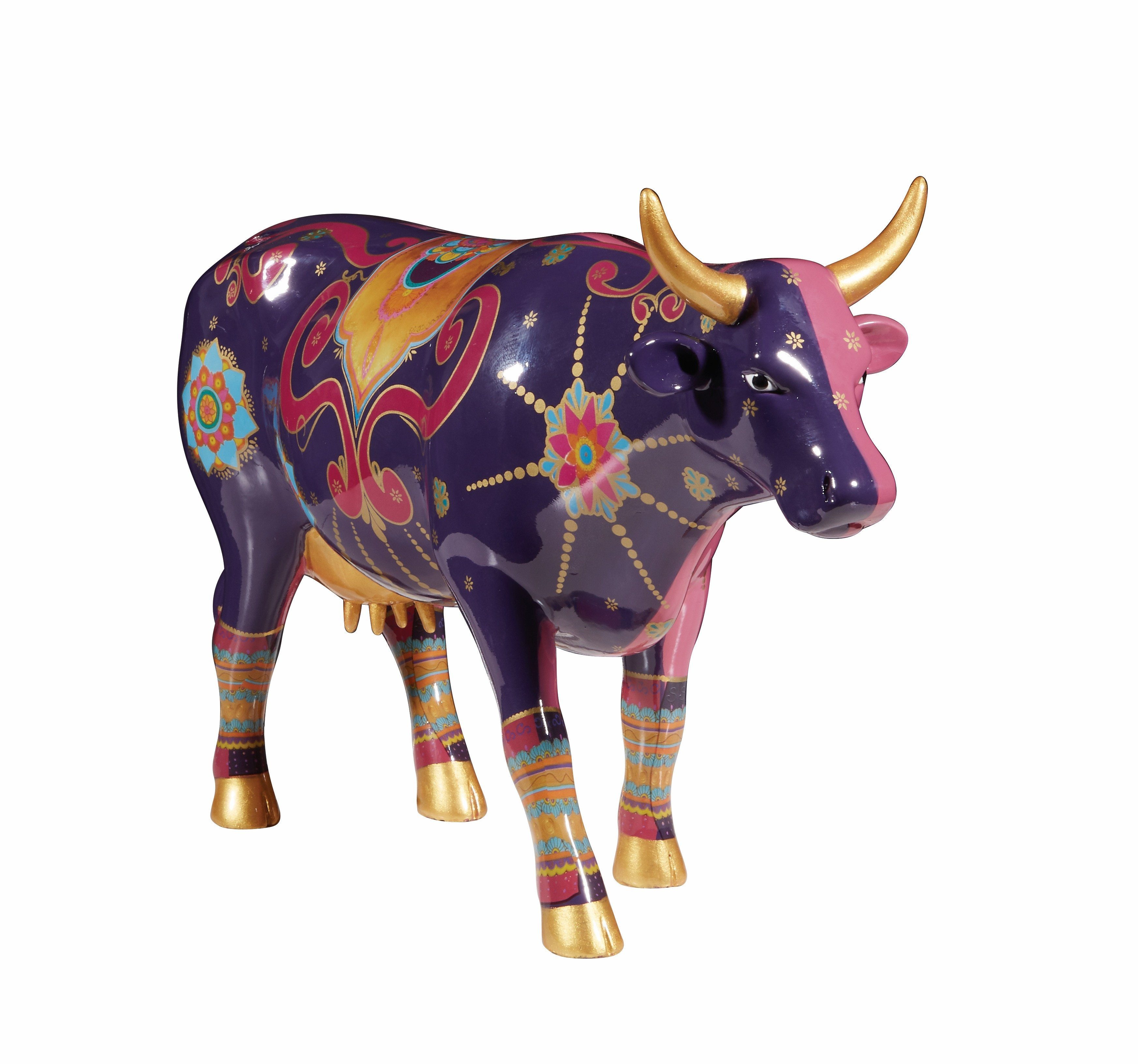 New - Tierfigur Large Cowparade Kuh Delhi CowParade