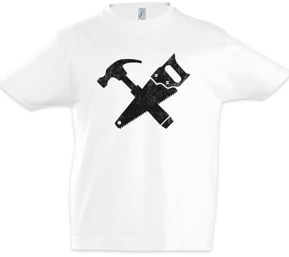 Print-Shirt Carpenter Tools Kinder T-Shirt Schreiner Meister Handwerk Schreinerei
