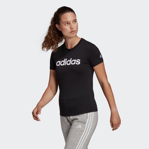adidas Performance T-Shirt »LOUNGEWEAR ESSENTIALS SLIM LOGO«
