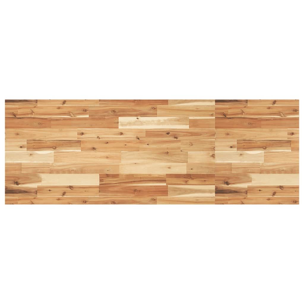 vidaXL Schreibtisch 140 x 50 x 2 cm Schreibtischplatte Ölbeschichtung 140x50x2 cm Massivho