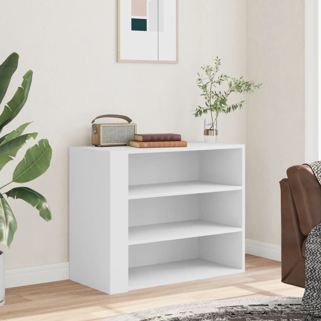 vidaXL Regal Wandregal Weiß 75x35x60 cm günstig online kaufen