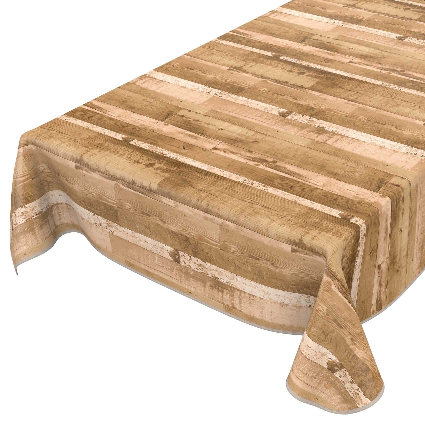 Gartentischdecke Tischdecke mit 140x260cm Geprägt Saum Wachstischdecke, Wachstuchtischdecke wasserabweisend ANRO