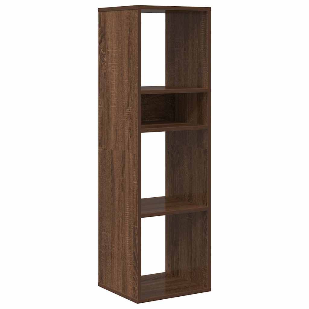 vidaXL Bücherregal Bücherregal Braun Eichen-Optik 34x31x112 günstig online kaufen
