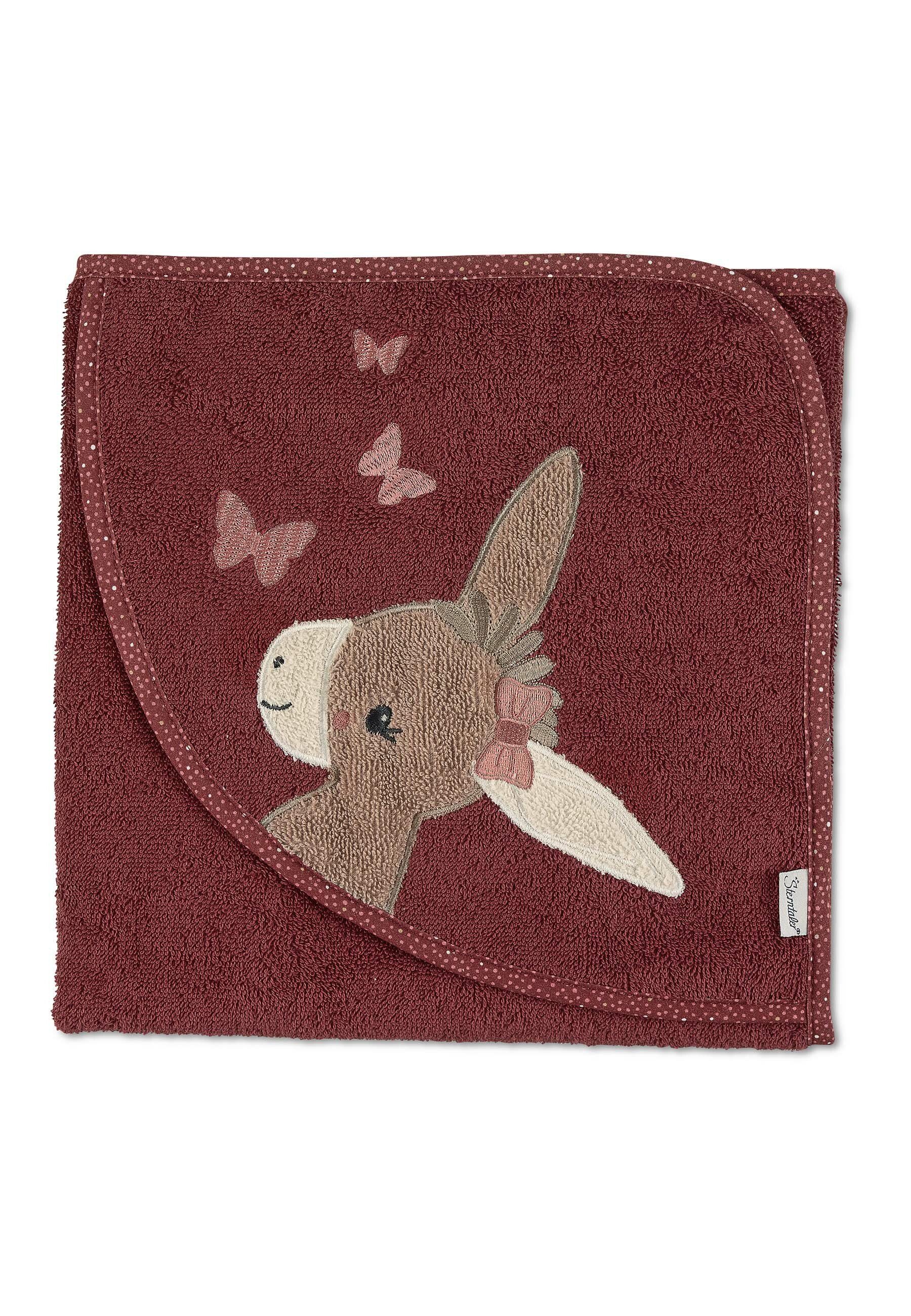 Sterntaler® Badetücher Kapuzenbadetuch 80x80 cm ESEL Emmily, Frottee (1-St), Kapuzen-Badetuch aus Frottee mit Esel Emmily Stickmotiv, 80 x 80 cm