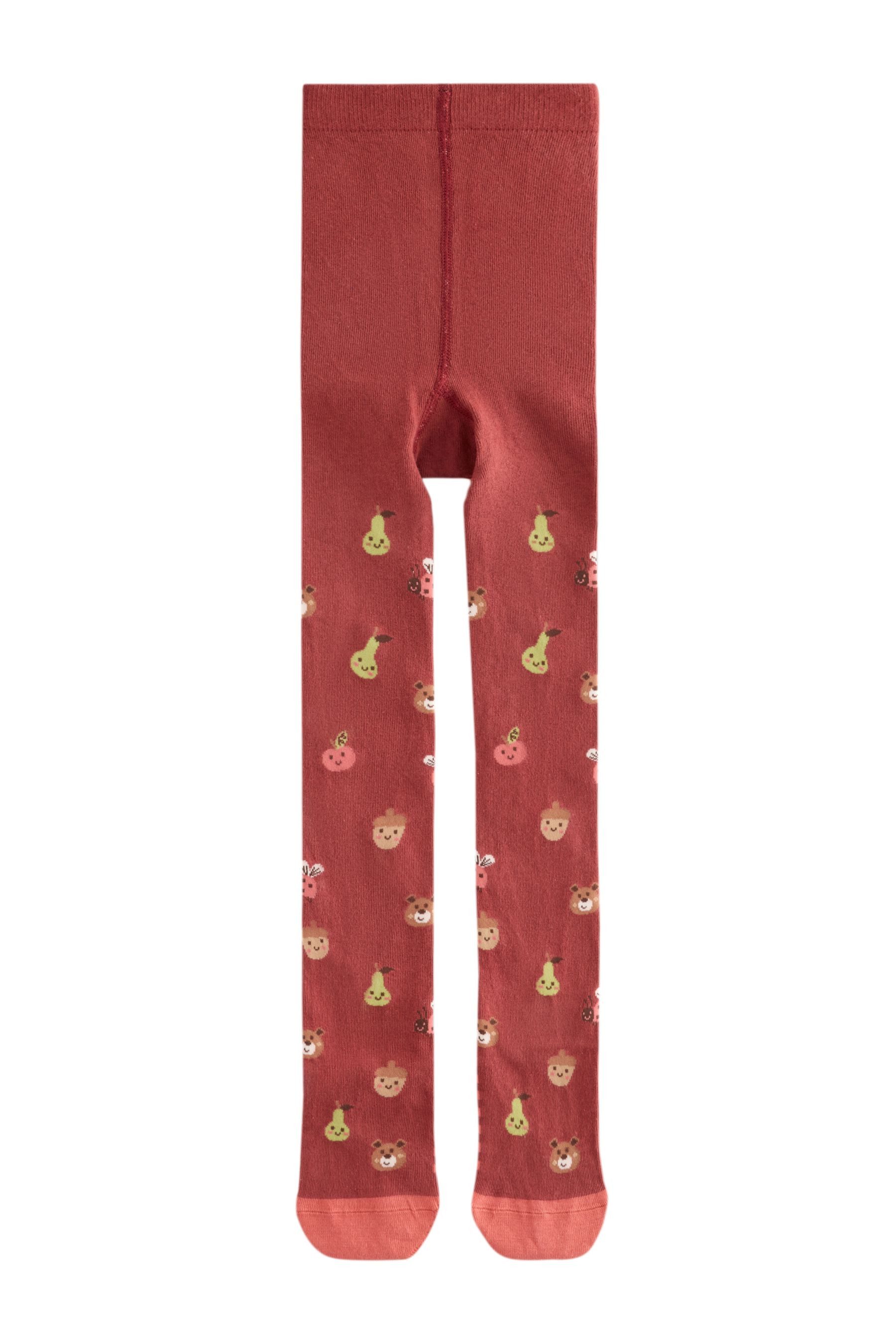 Next Strumpfhose Strumpfhosen mit herbstlichem Motiv, 1-er Pack (1 St)