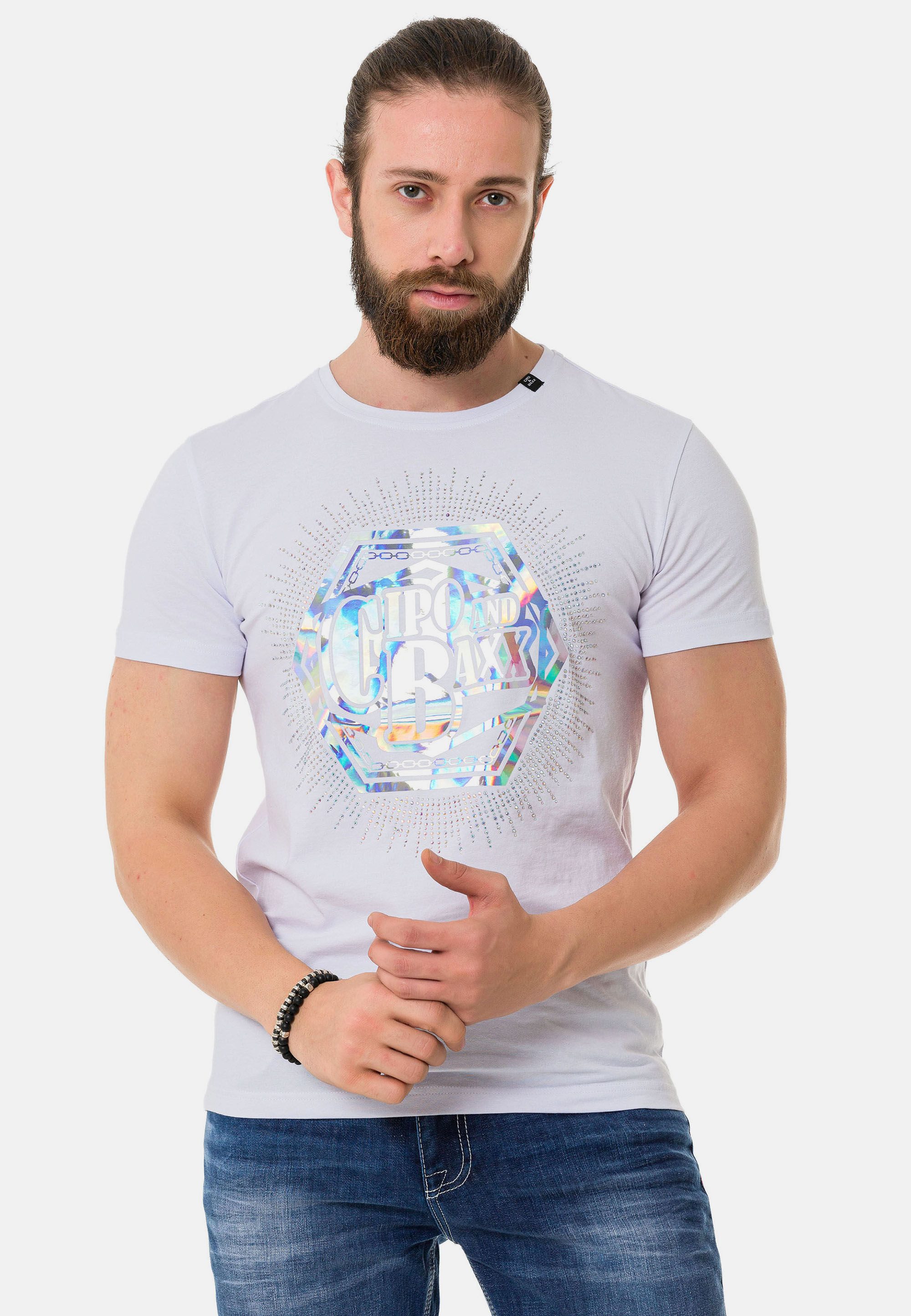 Cipo & Baxx T-Shirt CT720 gerade geschnitten