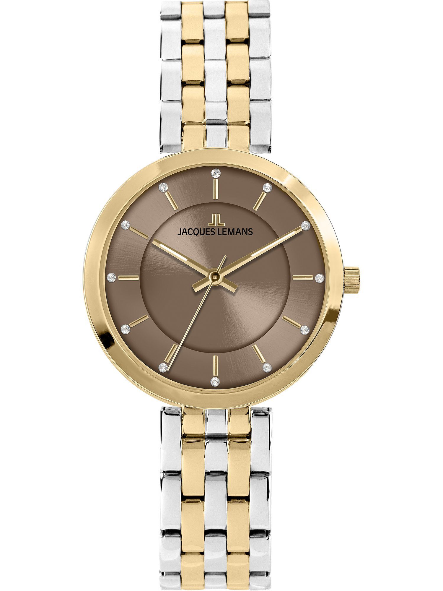 Quarzuhr Jacques Lemans Damen-Uhren Analog Quarz