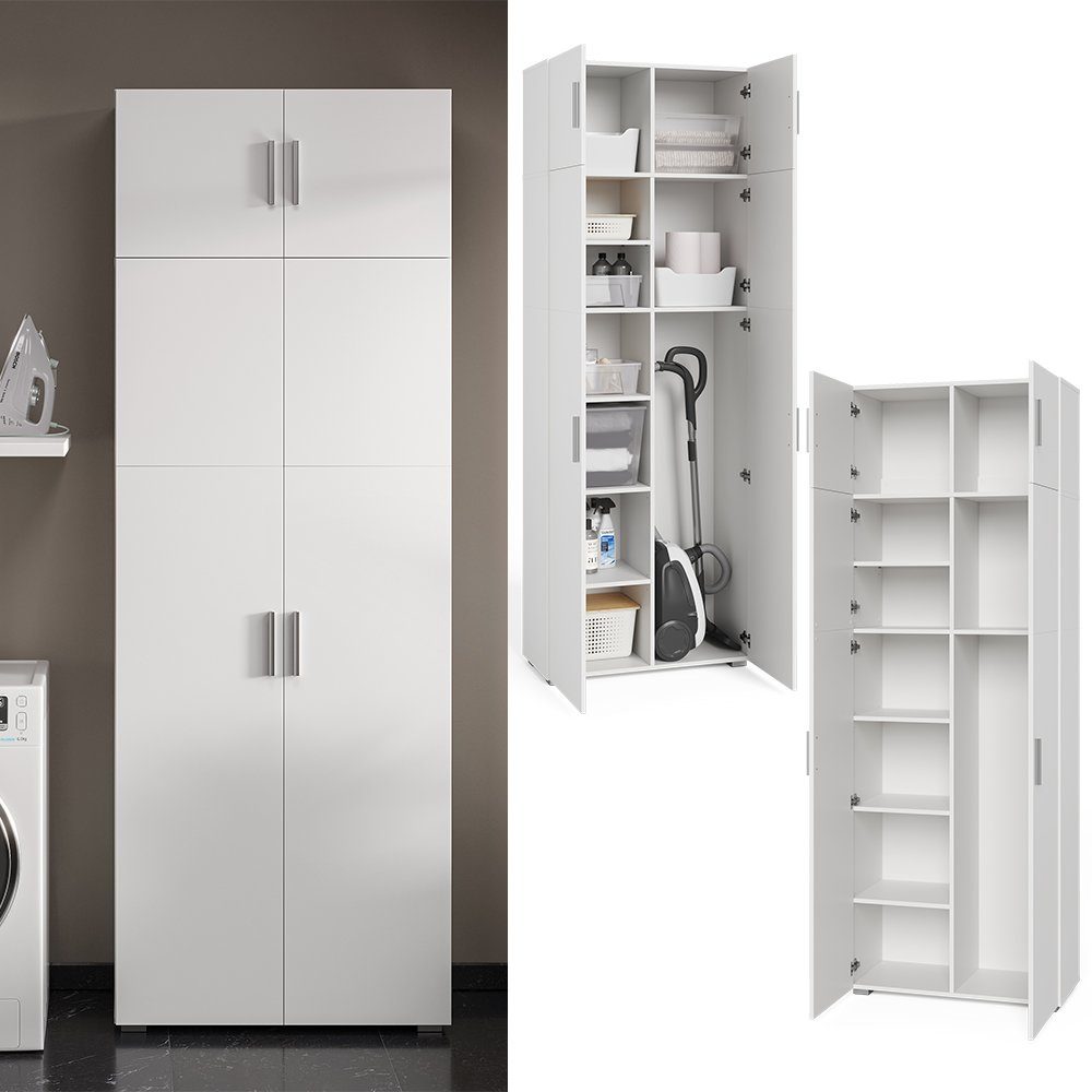 Vicco Aktenschrank Ingo, Weiß/Weiß, 80 x günstig online kaufen