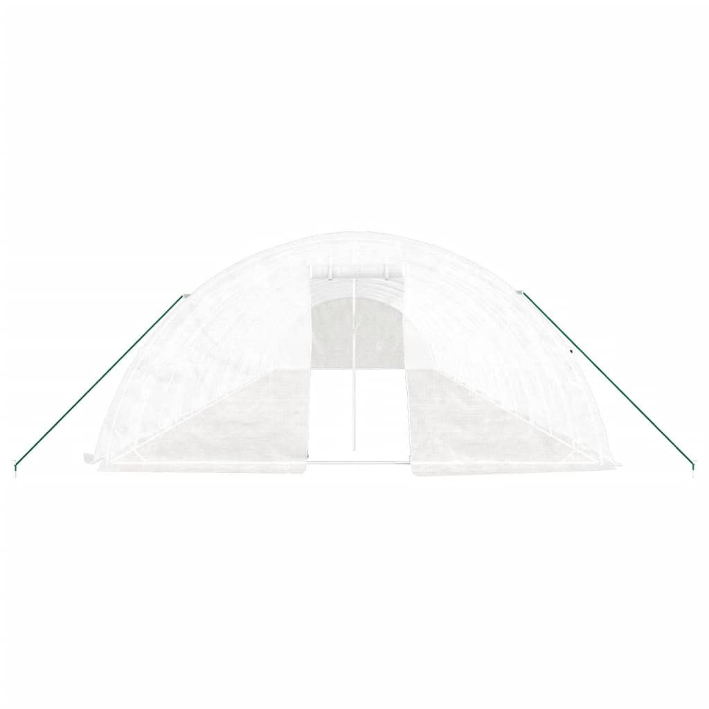 vidaXL Gewächshaus, Treibhaus mit Stahl...