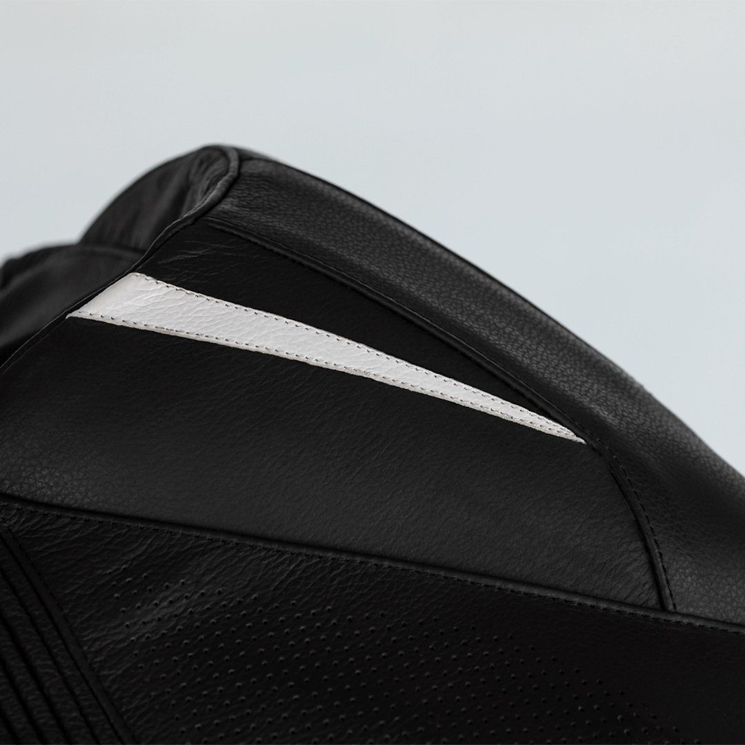 1-Teiler Podium Airbag Motorrad Black/White Motorradkombi RST Lederkombi