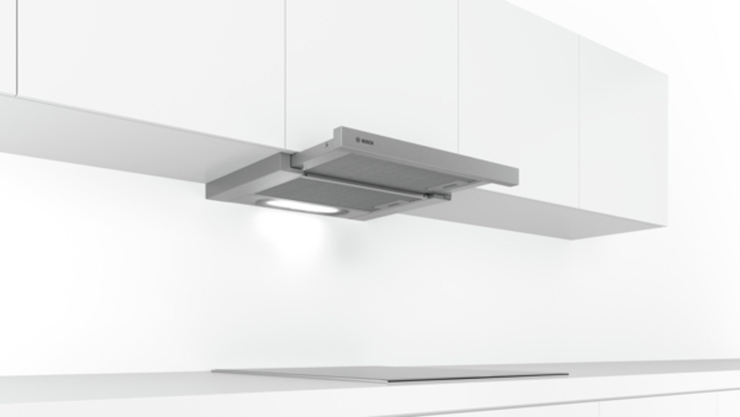 BOSCH Flachschirmhaube DFT63AC50 DFT63AC50, 3 Leistungsstufen, Abluft
